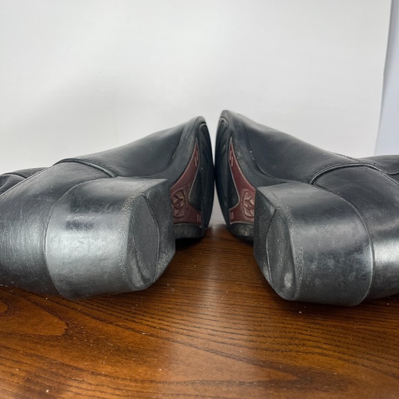 Ariat A2-STAMPEDE Boots Men's 9 Black Leather Pull On Cowboy Western 34228 - Picture 12 of 16